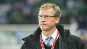 Markku Kanerva tog över efter Hasse Backe. Markku Kanerva, landslagstränare, hösten 2015.