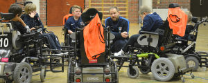 Erik Lundell sätter mycket fokus på fasta situationer, där Inter är speciellt effektivt. Erik Lundell tränar FC Inter Powerchair.