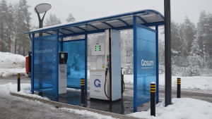 Gastankningspunkten i Muijala ligger ett stenkast från motorvägen mellan Åbo och Helsingfors. Gastankningsstation i Muijala, Lojo.
