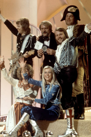 Nog hade du väl platåskor på 70-talet? Abba på sjuttiotalet.