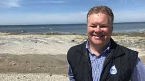 Vattnet är en överlevnadsfråga för Gotland, annars kan vi inte bo och utvecklas här på ön, säger Peter Daun, kommunikatör på Region Gotland. Peter Daun