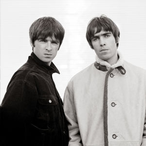 Noel och Liam Gallagher från bandet Oasis