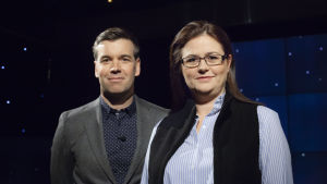 Anna-Maria Helsing gästar Daniel Olin denna vecka. Anna-Maria Helsing tillsammans med Daniel Olin i studion.