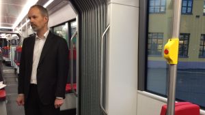 Juha Saarikoski. HKL:n Raide-Jokeri -projektin johtaja Juha Saarikoski / 21.12.2016