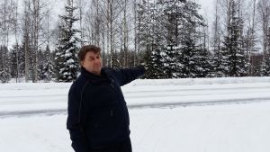 Pekka Junnilainen oroade sig i vintras för säkerheten i östra Finland. Pekka Junnilainen i Ilomants