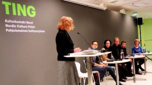 Kandidater till Nordiska rådets litteraturpris 2015 på besök i Helsingfors. Kandidater till Nordiska rådets litteraturpris 2015 på besök i Helsingfors.