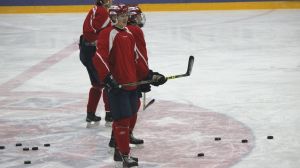 Universitetsishockey i USA lockar Borgström. Henrik Borgström på HIFK:s A-juniorträningar 12.1.16