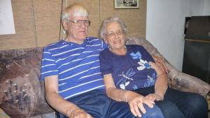 Leif och Dolly Heino har varit ett par i över sextio år. Även Leif är aktiv i hembygdsföreningen. Leif och Dolly Heino har varit ett par i över sextio år. Även Leif är aktiv i hembygdsföreningen.