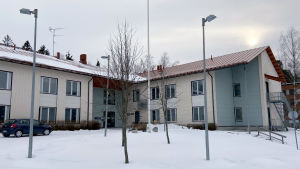 Fastigheten där boendet finns hyrdes först ut åt Raseborgs stad men sedan 2016 har fastighetsägaren Tyvene hyrt det till Attendo. En byggnad i två våningar som fungerar som ett äldreboende. På marken ligger snö.