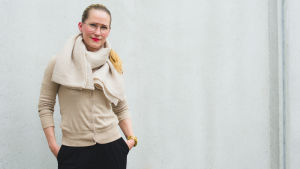 Sari Somppi (SFP) ställde upp i riksdagsvalet för första gången. Sari Somppi