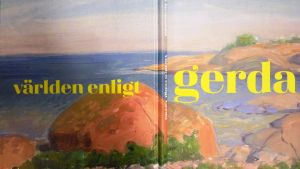Boken "Världen enligt Gerda" är skriven av Keth Strömdahl, pärmbilden är en oljemålning av Johannes Gebhard Keth Strömdahls bok "Världen enligt Gerda" handlar om Söderbybodens handelsman Gerda Englund på Pellinge. Pärmbilden är en målning av Johannes Gebhardi Borgå skärgård
