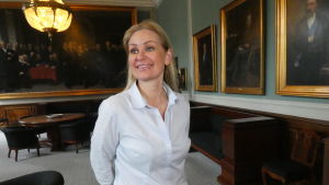 Britt Bager från borgerliga statsministerpartiet Venstre tycker att de skärpta lagarna har fungerat bra. Britt Bager