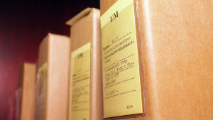 På Utrikesministeriets arkiv finns dokument där nätverket Humana kritiseras. En mapp med material om UFF på utrikesministeriets arkiv.