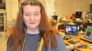 Agneta Rahikainen koordinerar det finlandssvenska programutbudet på bokmässan i Göteborg. Agneta Rahikainen.