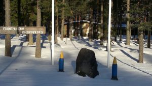 Hangö frontmuseum är beläget exakt på den plats där Hangöfronten löpte under fortsättningskriget. Frontmuseet i Lappvik.