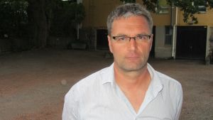 Johan Eriksson, informatör vid UNWRA Ekenäsbon Johan Eriksson jobbar i Jerusalem