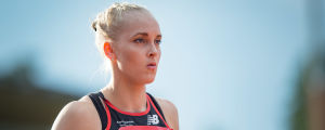 Milja Thureson är anmäld på fyra sträckor: 200 och 400 meter samt båda stafetterna. Milja Thureson.