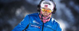 Northug har inte fått det att stämma på tävling i vinter. Petter Northug på läger, 2017.