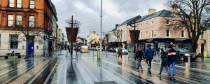 Centrum av staden Dundalk i nordöstra Irland. Centrum av staden Dundalk i nordöstra Irland.