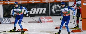 På lördagen tävlade Ilkka Herola (till vänster) och Eero Hirvonen (till höger) i Ruka. På lördagen tävlade Ilkka Herola (till vänster) och Eero Hirvonen (till höger) i Ruka.
