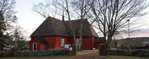 Sankta Maria kyrka i Houtskär. Kyrkan i Houtskär.