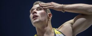 Johannes Vetter, som inte tävlade i Birmingham, är världsetta med resultatet 92,70. Johannes Vetter.