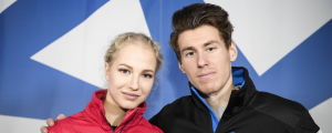 Turkkila och Versluis är bägge 24 år gamla. Juulia Turkkila och Matthias Versluis tävlar i isdans.