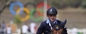 Sveriges Peder Fredricson knep silver vid OS 2016. Peder Fredricson knep silver vid OS i Rio de Janeiro.