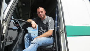 Marko Villand från Estland har kört långtradare i hela Europa. marko villand