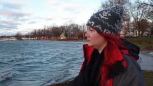 Sarah Söderholm har varit utan jobb i över 500 dagar. Sarah Söderholm i Raseborg är utan jobb.