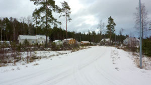 Tranbärsvägen i Gammelboda i Ekenäs finns ännu inte på Google maps. Tranbärsvägen i Gammelboda i Ekenäs.