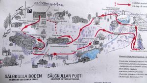 Sommartid kan man göra en spännande promenad i den halvvilda trädgården i Sälgkulla Många har tagit en spännande promenad i den halvvilda trädgården på Sälgkulla i Sibbo, Immersby