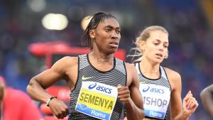 Caster Semenya. Caster Semenya springer 800 meterslopp i Rom 2016.