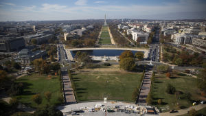 Finländks midsommra kommer firas i The National Mall i juni. The National Mall i Washington.