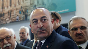 Mevlut Cavusoglu anklagade igen Tyskland för att ta AKP-motståndarnas part i folkomröstningen om grundlagsändringar i april. Turkiets utrikesminister Mevlut Cavusoglu.