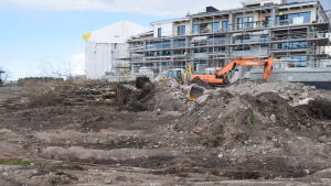 Stadsdirektören i Hangö har gett sig in i debatten om Fabriksudden på sociala medier. Det byggs bostäder på Fabriksudden i Hangö, en park är förorenad och jord och träd tas bort.