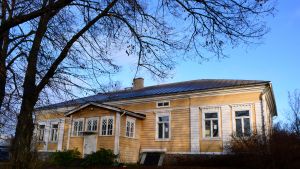 Domprostgården hör till de fastigheter som renoveras. domprostgårdens renovering i borgå 18.11.15