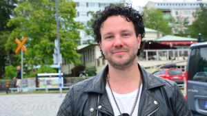 Sibbobon Jimmy Westerlund har haft problem med sitt nät i snart fem år. (Arkvibild.) Jimmy Westerlund vid Strampen i Vasa.
