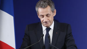 Nicolas Sarkozy fick kasta in handduken efter resultatet i primärvalet. Tidigare franska presidenten Nicolas Sarkozy.