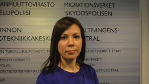 Miia Mattila. Miia Mattila, överinspektör på Migrationsverkets immigrationsenhet.