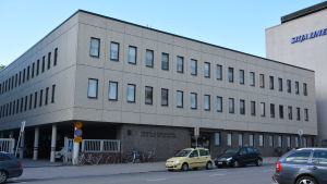 Hälsocentralen i centrum på Hantverkaregatan. Åbo centrums hälsostation på Hantverkaregatan 2
