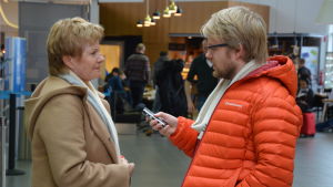 Rönnaug Egner var på väg till Oslo. Rönnaug Egner var på väg till Oslo. Hon hade avbokat en del möten på grund av förseningen.