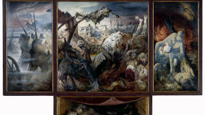 Der Krieg är Otto Dix främsta verk och baserar sig på hans upplevelser under Första världskriget