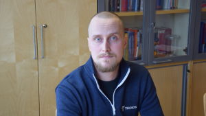 Antti Rannisto funderar på hur familjeföretaget kunde jobba också i Sverige. Antti Rannisto funderar på hur familjeföretaget ska etablera sig i norra Sverige.