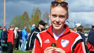 Johanna Hilli från HIFK hoppas på Österbottniska lag i framtiden. Johanna Hilli från HIFK på Sjundeå Cup 2015