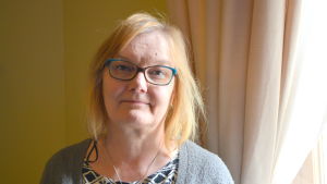 Arkivbild av Sirkka Valta som koordinerar invandrararbetet på Borgå stad. Chefen för invandrartjänster i Borgå