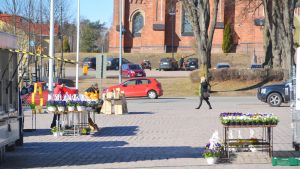 Det har varit för mycket centralisering i Lovisa tycker en del. Lovisa torg.