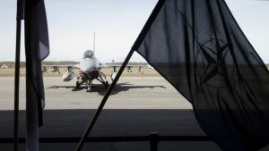 Nato har flyttat fler plan till bland annat Estland sen Ryssland tog över Krim. Danskt stridsflyg vid flygbas i Estland
