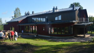 Mikaelskolans nyaste skolhus invigdes 2014. Ny skolbyggnad för Mikaelskolan i Ekenäs.