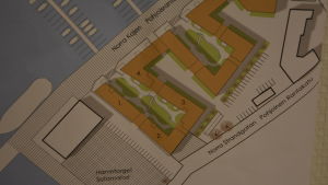 Såhär byggs de första bostadshusen Här byggs de första husen i Norra hamnen i Ekenäs